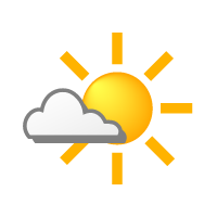 recht sonnig